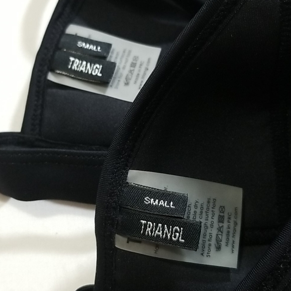 57T Aqua/teal Triangl bikini top 1 top select size - Picture 3 of 7